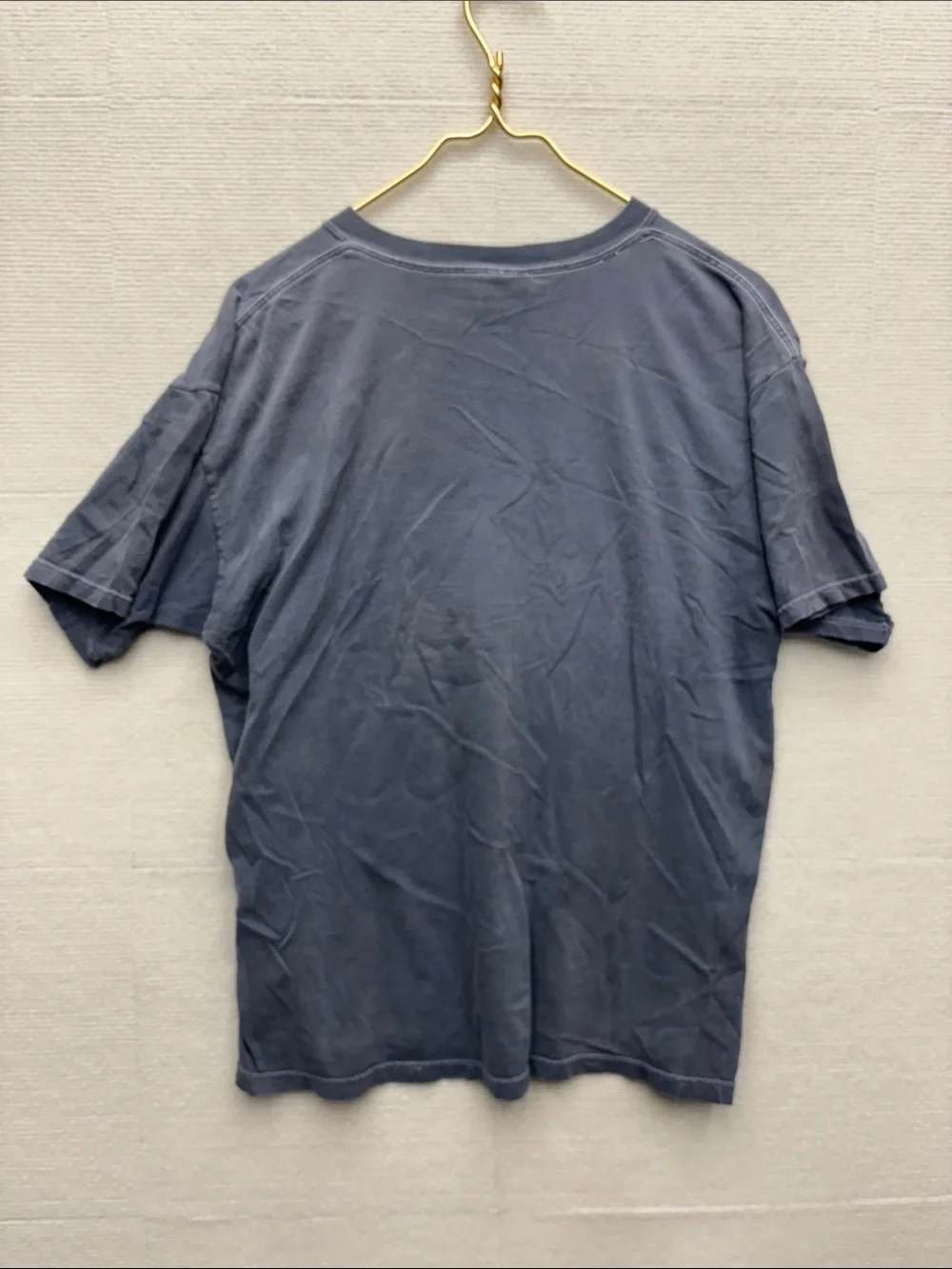 NIRVANA Short Sleeve Graphic Tee in Charcoal with Yellow Print large - Picture 9 of 9